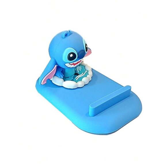 Disney Creative Lilo And Stitch Silicone Phone Holder Cute Anime Characters - Picture 1 of 1